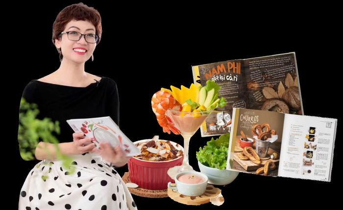  Tác giả Phan Ngọc Anh cùng cuốn sách nấu ăn kết hợp phiêu lưu và du ký dành cho trẻ em “80 Ngày Ăn Khắp Thế Giới”. 