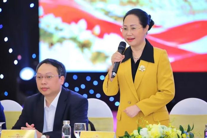 Bộ trưởng Bộ VHTTDL Lâm Thị Phương Thanh phát biểu tại sự kiện