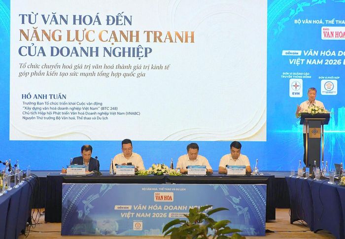 Diễn đàn Văn hóa doanh nghiệp Việt Nam 2026 góp phần nâng cao nhận thức về vai trò của văn hóa trong phát triển doanh nghiệp, thúc đẩy hình thành môi trường kinh doanh đề cao đạo đức, trách nhiệm và sáng tạo.