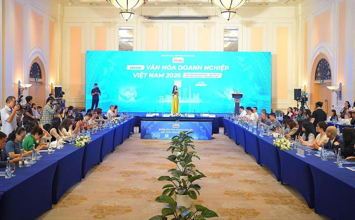Toàn cảnh Diễn đàn Văn hóa doanh nghiệp Việt Nam 2026.