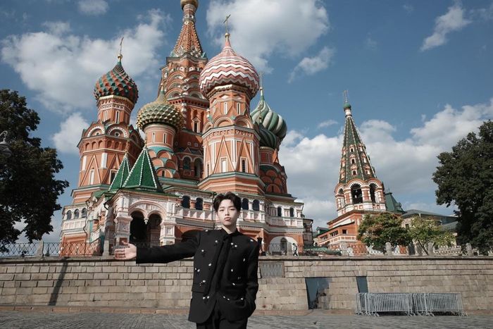 Ca sĩ Đức Phúc trong hình ảnh chụp tại Moscow, Nga, tháng 9/2025. Ảnh: Nguyễn Đức Phúc.