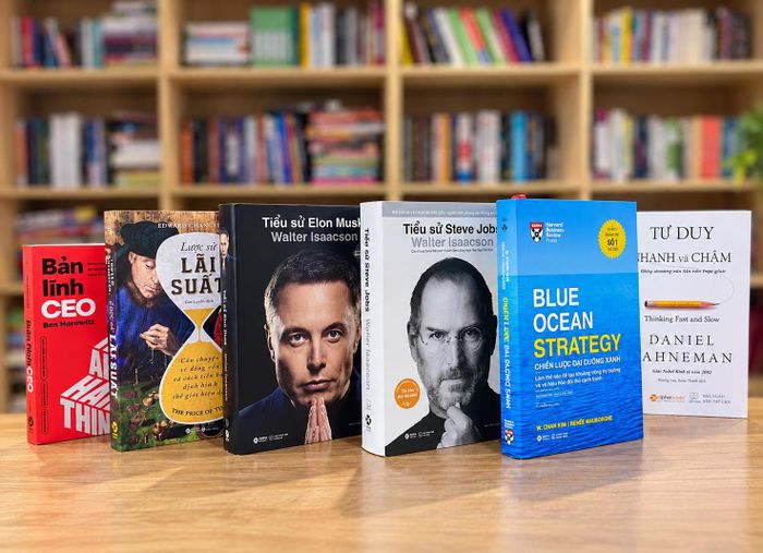 Tủ sách Doanh nhân của Alpha Books. Ảnh: NVCC.