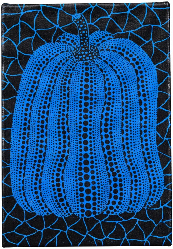  Tác phẩm Pumpkin (1990) của Yayoi Kusama, được bán đấu giá tại Phillips ở Hong Kong vào ngày 30/9. Ảnh: Phillips. 