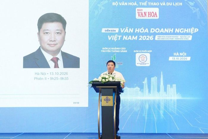 TS. Chử Đức Hoàng, Chánh Văn phòng Quỹ Đổi mới công nghệ quốc gia, Bộ Khoa học và Công nghệ tham luận tại Diễn đàn