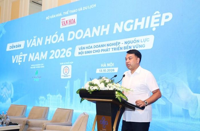 Ông Mạc Quốc Anh, Phó Chủ tịch kiêm Tổng Thư ký Hiệp hội Doanh nghiệp nhỏ và vừa TP Hà Nội phát biểu bế mạc Diễn đàn