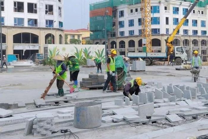 Nhân công được huy động để hoàn thiện các hạng mục trước thềm Festival Trà Quốc tế 2026