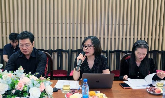 TS Phạm Minh Hương, Viện trưởng Viện Âm nhạc (Học viện Âm nhạc Quốc gia Việt Nam) phát biểu