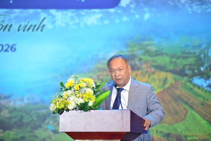 Ông Trịnh Bá Dũng, Phó Chủ tịch Hiệp hội Doanh nghiệp tỉnh Lâm Đồng phát biểu