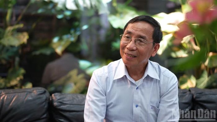 Trung tướng Nguyễn Thanh Tuấn, nguyên Cục trưởng Cục Tuyên huấn, Tổng cục Chính trị Quân đội nhân dân Việt Nam. (Ảnh: VĂN TOẢN)