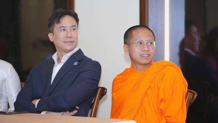 Sư Lý Thanh An, đại diện chùa Kh'leang. (Ảnh: Ban tổ chức cung cấp)