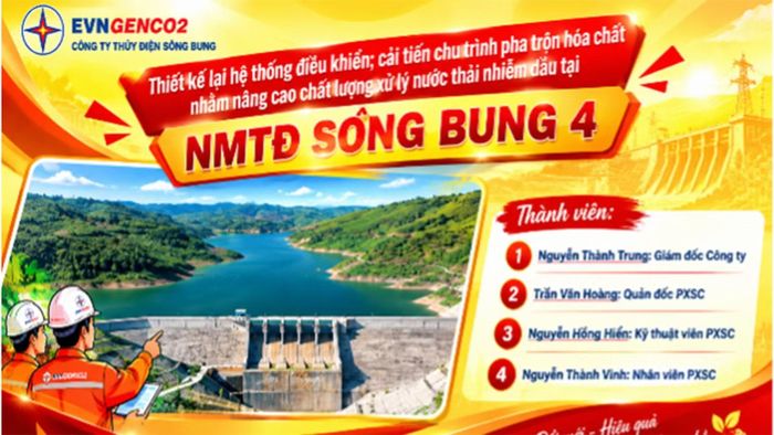 Các sáng kiến kỹ thuật hướng đến nâng cao hiệu quả vận hành, bảo trì thiết bị và chất lượng xử lý nước thải tại các nhà máy. (Ảnh: VĂN NHÂN-HOÀNG LONG)
