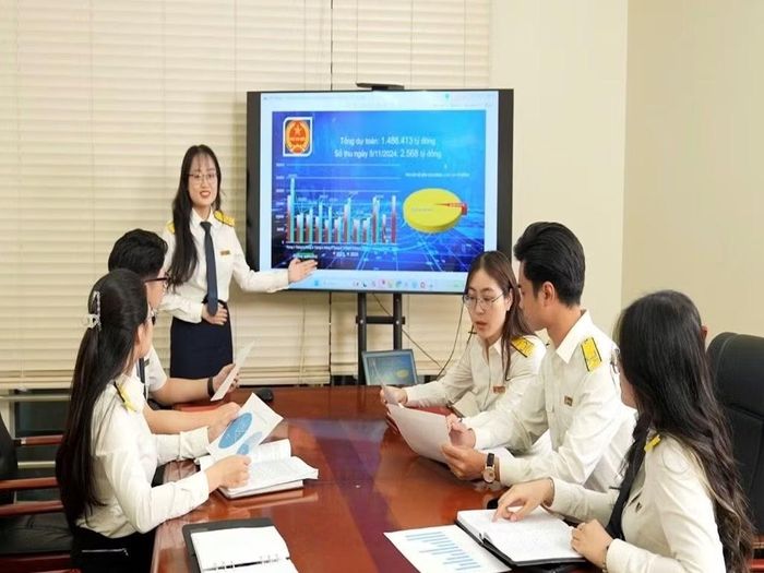 Ngành thuế triển khai đồng bộ các nhiệm vụ chuyên môn trọng tâm. (Ảnh Kỳ Duyên)