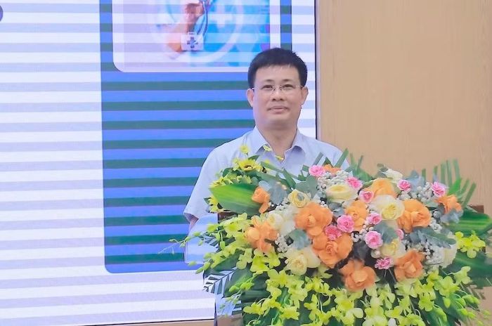 Tiến sĩ Sái Công Hồng, Viện trưởng Viện Khảo thí và Đánh giá chất lượng giáo dục, Hiệp hội các trường đại học, cao đẳng Việt Nam. (Ảnh: A.H)