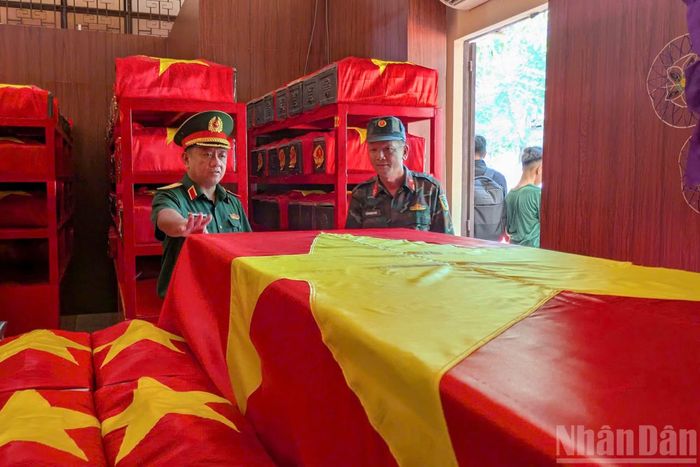  Ngày 13/10, tại Công viên văn hóa Lê Thị Riêng﻿, phường Hòa Hưng, Thành phố Hồ Chí Minh﻿ các lực lượng hoàn tất những khâu cuối cùng để chuẩn bị cho lễ viếng, lễ truy điệu và di chuyển hài cốt liệt sĩ được tìm kiếm, quy tập ở Công viên Lê Thị Riêng đến nơi an táng vào sáng 14/10. 