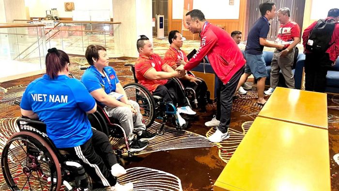 Phó Cục trưởng mong các vận động viên phát huy kết quả tập huấn, giữ sự tập trung, tự tin và quyết tâm trong từng nội dung tranh tài. (Ảnh: BTC)