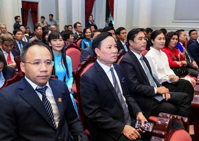  Các doanh nhân tại buổi gặp mặt Tổng Bí thư, Chủ tịch nước Tô Lâm nhân ngày Doanh nhân Việt Nam năm 2026 