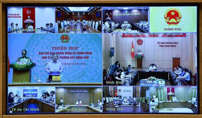  Phó Thủ tướng Thường trực Phạm Gia Túc, Trưởng Ban Chỉ đạo Trung ương về chính sách nhà ở và thị trường bất động sản, chủ trì phiên họp thứ nhất của ban chỉ đạo. Ảnh: VGP 