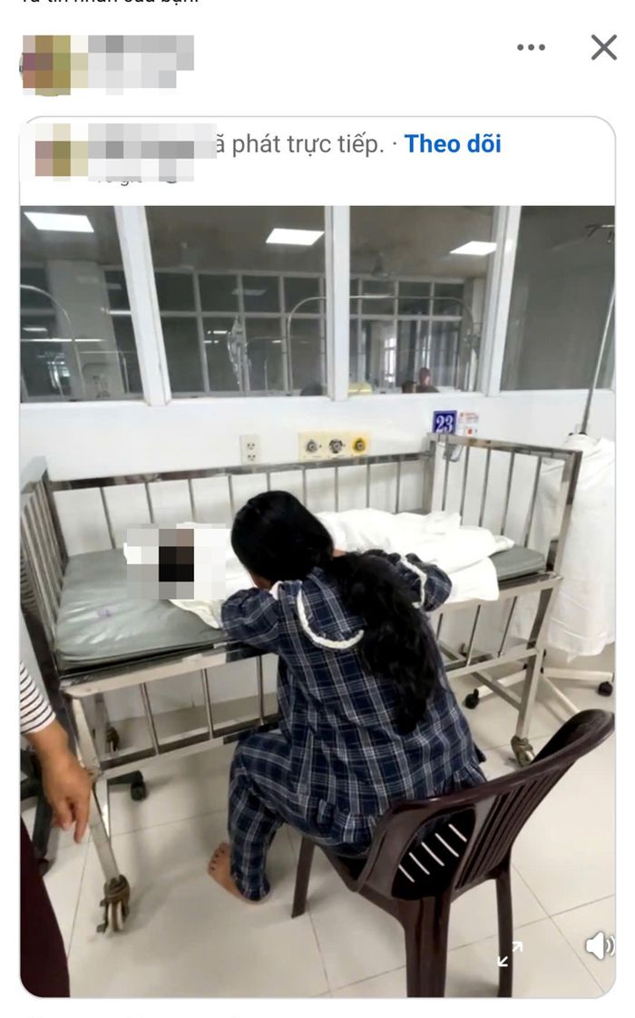  Người nhà bày tỏ bức xúc, yêu cầu bệnh viện làm rõ sự việc. Ảnh chụp lại từ clip 
