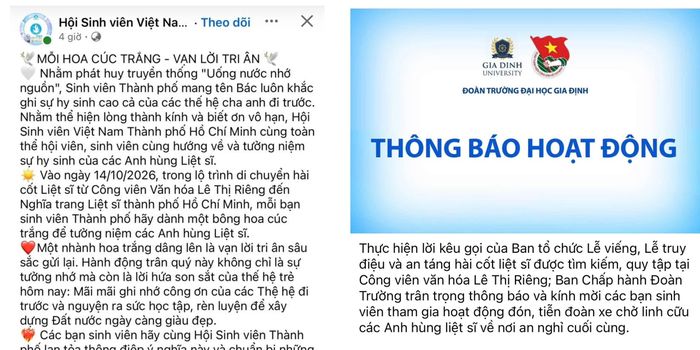  Hội sinh viên cũng như đoàn trường các trường cùng vận động sinh viên hưởng ứng sự kiện ý nghĩa 