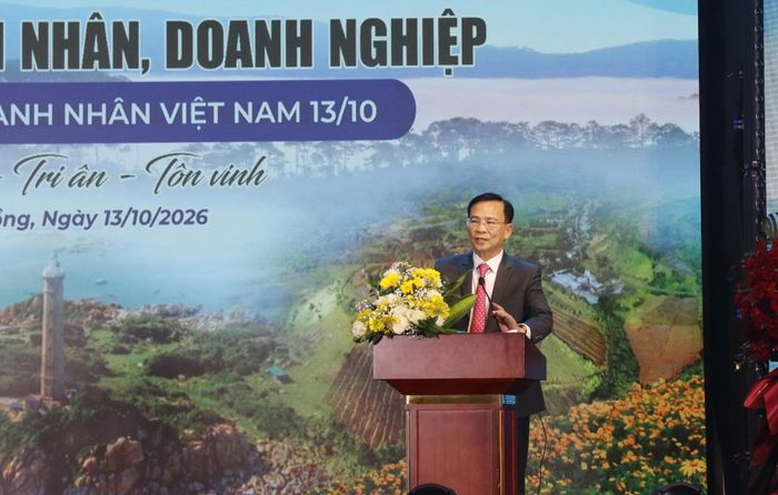  Chủ tịch UBND tỉnh Lâm Đồng Hồ Văn Mười phát biểu tại chương trình 