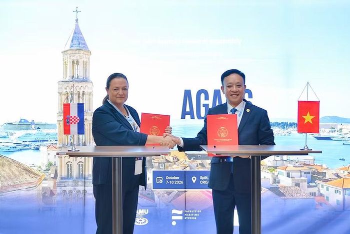 Trường Đại học Hàng hải Việt Nam ký kết MoU với Viện Nghiên cứu Hàng hải thuộc Đại học Rijeka.