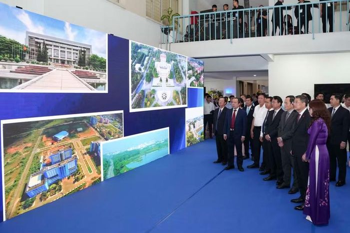 Hình ảnh các trường đại học, viện nghiên cứu tại Khu đô thị Đại học Quốc gia TPHCM. Ảnh: NTCC.