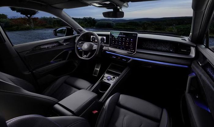 Khoang lái kỹ thuật số của mẫu xe Volkswagen Tayron - Ảnh: VW