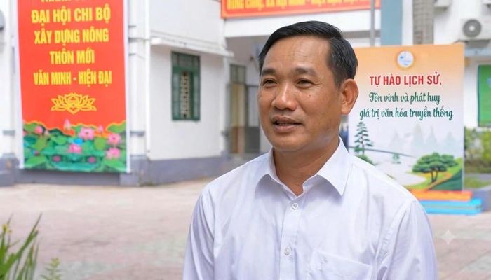 Ông Phạm Trọng La - Phó Bí thư Đảng ủy, Chủ tịch UBND xã Thư Lâm.