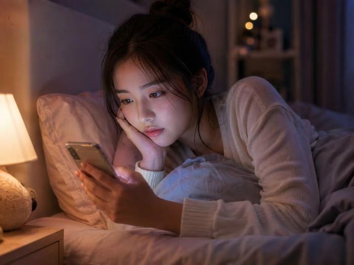 Chuyên gia cho rằng thay vì áp một “giờ giới nghiêm” cứng nhắc, người dùng nên ngừng lướt mạng khoảng 30-60 phút trước khi ngủ.