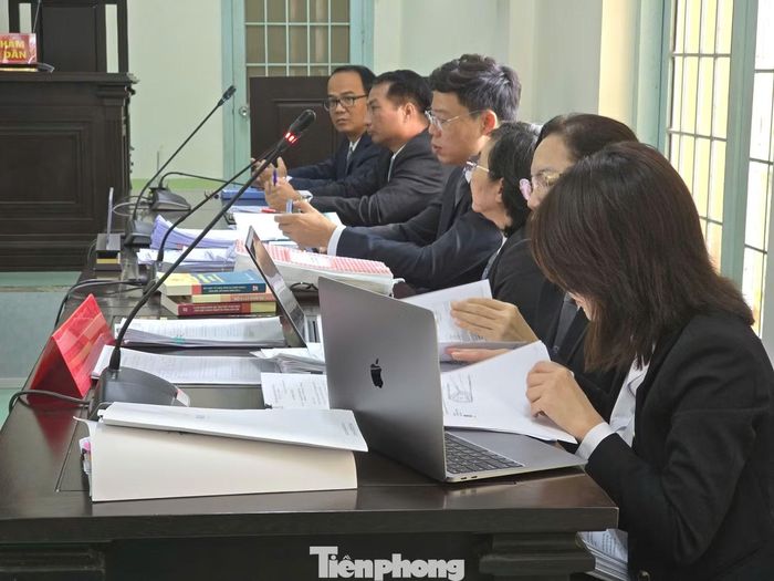 Các luật sư bảo vệ quyền lợi phía gia đình nữ sinh.