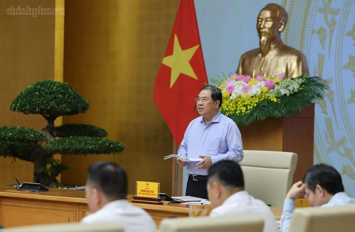 Phó Thủ tướng Thường trực Chính phủ Phạm Gia Túc phát biểu. (Ảnh: VGP)