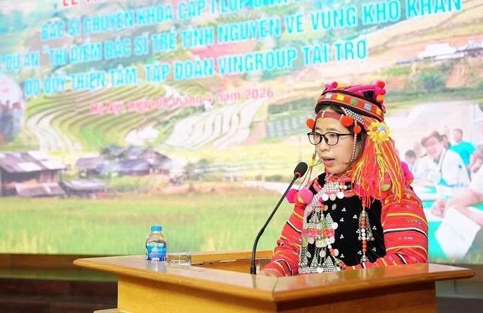 BSCKI Chang Go Xó là một trong 16 bác sĩ của Điện Biên tốt nghiệp Dự án 585 vào năm 2026. Ảnh: NTCC