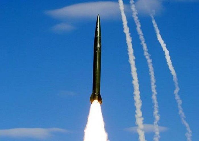 Tên lửa DF-11 trong hành trình bay. Ảnh: PLA/missilethreat.csis.org