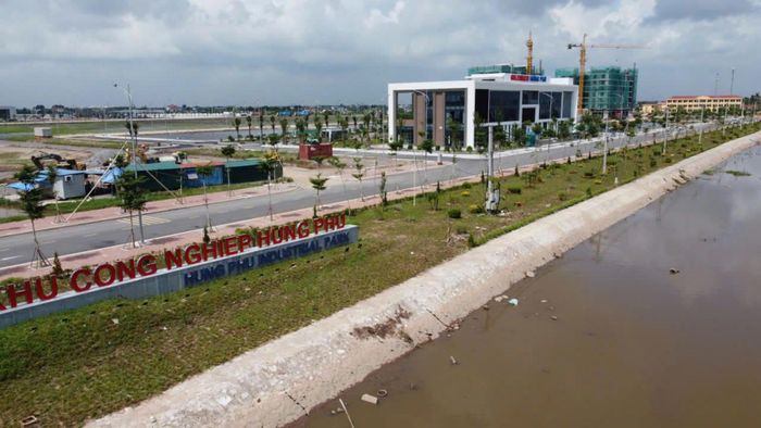 Hạ tầng đồng bộ tại Khu công nghiệp Hưng Phú (tỉnh Hưng Yên), sẵn sàng đón các nhà đầu tư.