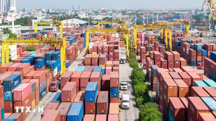 Cảng Hoàng Diệu Chùa Vẽ-Công ty Cổ phần Cảng Hải Phòng. (Ảnh: TTXVN phát)