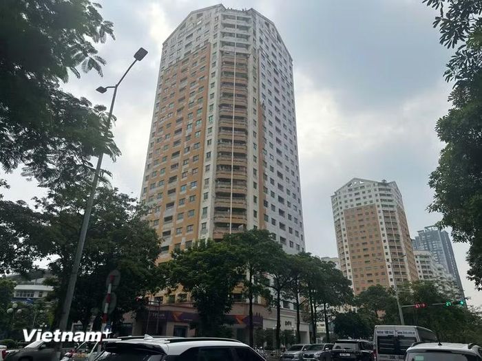 Một tòa chung cư tại thành phố Hà Nội. (Ảnh: Việt Hùng/Vietnam+)
