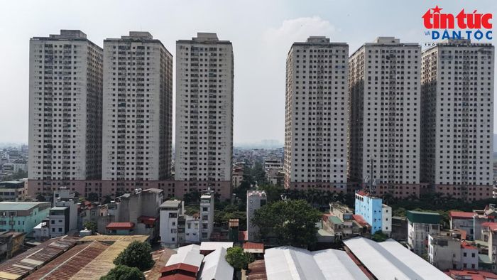 Tổ hợp chung cư Đại Thanh cũng bị xây vượt nhiều tầng so với quy hoạch.
