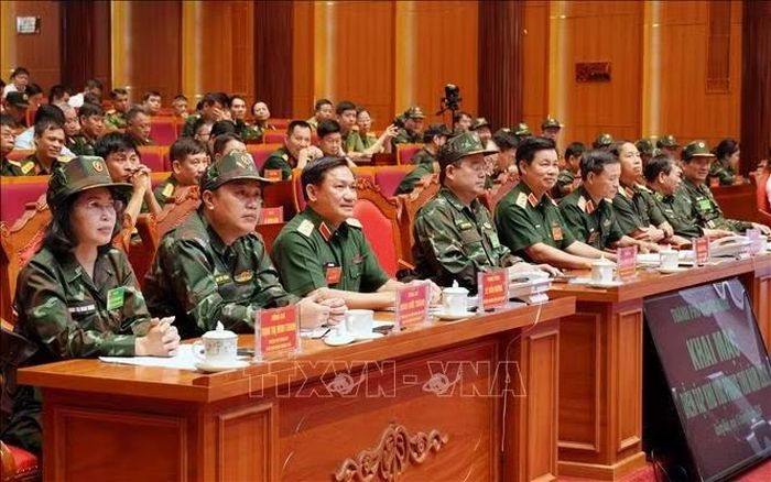 Đại biểu dự diễn tập.