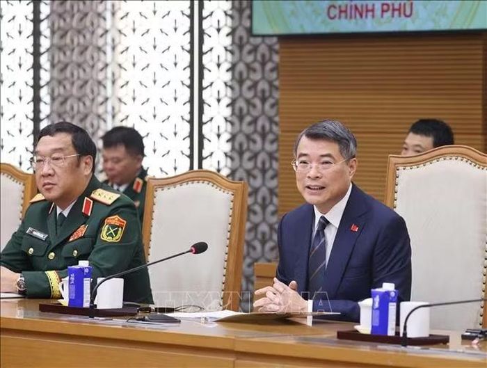 Thủ tướng Lê Minh Hưng phát biểu. Ảnh: Lâm Khánh/TTXVN