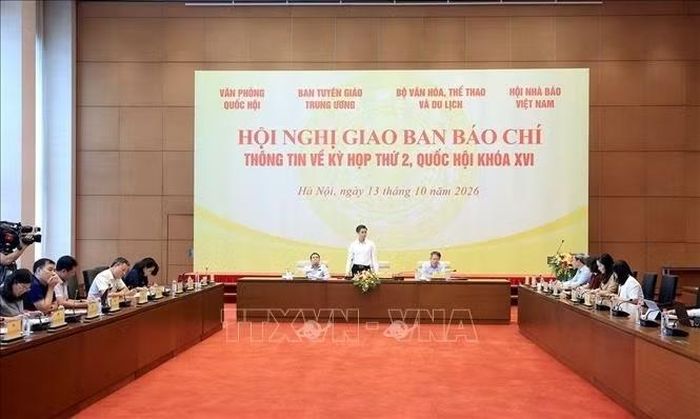 Hội nghị giao ban báo chí thông tin về Kỳ họp thứ 2, Quốc hội khoá XVI.