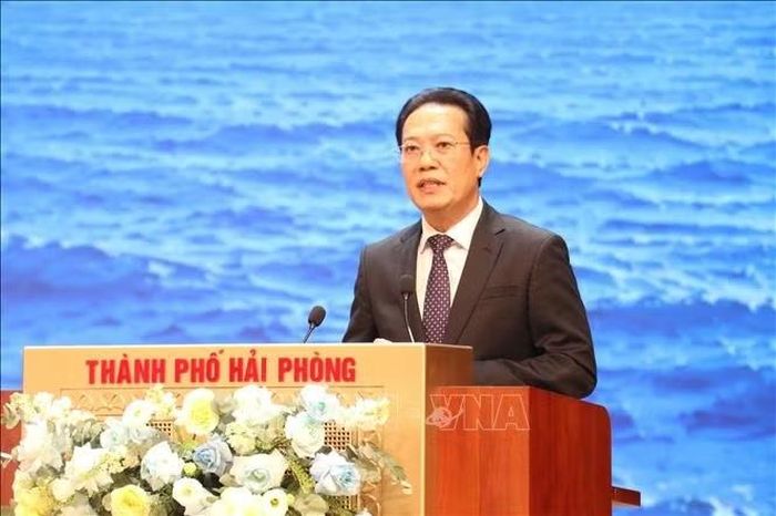 Ông Trần Văn Thắng, Chủ tịch Hiệp hội Doanh nghiệp thành phố Hải Phòng. Ảnh: Hoàng Ngọc/TTXVN