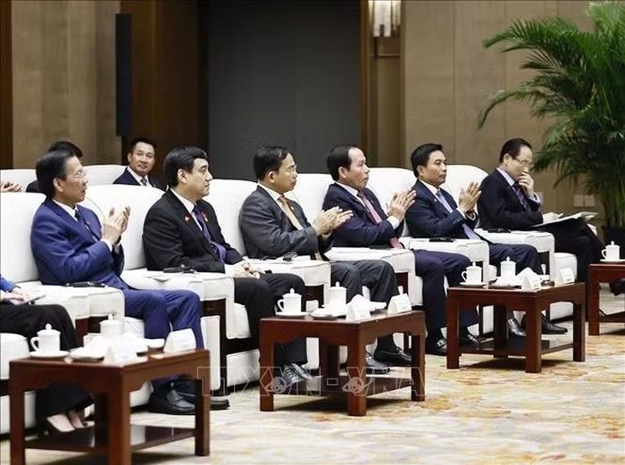 Đại biểu dự cuộc tiếp. Ảnh: Doãn Tấn/TTXVN