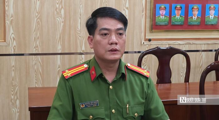 Trung tá Nguyễn Anh Hoàng, Phó Trưởng phòng Cảnh sát hình sự Công an Tp.Đồng Nai.