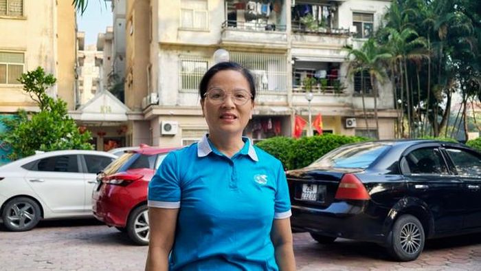 Bà Nguyễn Thị Ngọc Bích, Trưởng ban Công tác Mặt trận tổ dân phố số 6