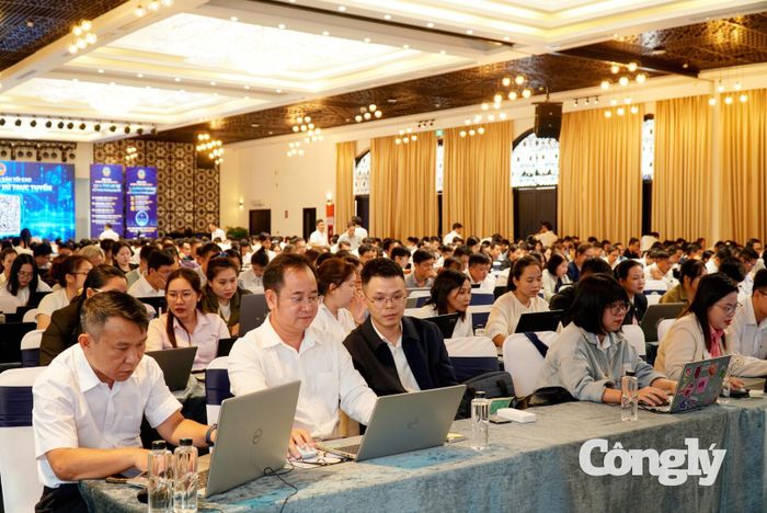 Cán bộ, công chức các đơn vị tham gia thực hành Nền tảng Quản lý án toàn trình đợt 2.