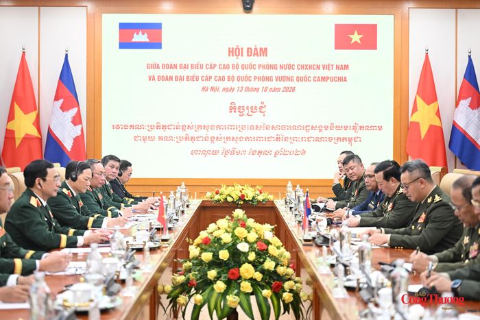 Quang cảnh hội đàm.