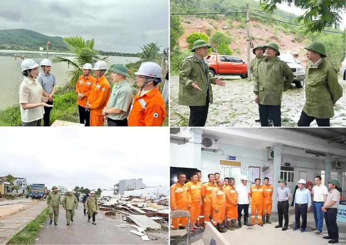 Giám đốc Hoàng Hải sát sao với công tác phòng, chống thiên tai, kịp thời chỉ đạo các giải pháp khắc phục, bảo đảm hệ thống điện nhanh chóng trở lại vận hành an toàn, ổn định.