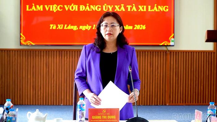 Đồng chí Giàng Thị Dung - Phó Bí thư Tỉnh ủy, Trưởng Đoàn đại biểu Quốc hội tỉnh Lào Cai nhấn mạnh những nhiệm vụ trọng tâm cần tập trung triển khai trong 3 tháng cuối năm 2026.