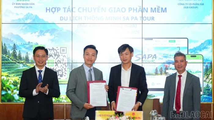 Hợp tác chuyển giao bản Phần mềm Du lịch thông minh Sa Pa Tour (phiên bản nâng cấp)
