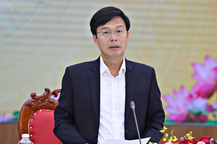Tỉnh ủy viên, Phó Chủ tịch UBND tỉnh Lâm Đồng Đinh Văn Tuấn. (Ảnh: Chính Thành)